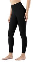 Leovqn High Waist Gym Leggings for Women with Side Pockets Stretch Yoga Pants for Workout Running Sports