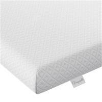 Vesgantti 4 Inch Memory Foam Mattress Topper Single, Gel & Bamboo Charcoal Infused Bed Topper for Cooling Sleep & Pressure Relieving, with Washable Cover-90 x 190 x 10CM