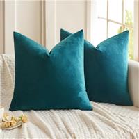 MIULEE Velvet Cushion Covers Soft Decorative Square Throw Pillow Case Pillowcases for Livingroom Sofa Bedroom with Invisible Zipper