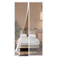 Fly Screen Door Magnetic with Full Size, Improved Quality of Insect Protection Balcony Door, Suitable for Balcony Door, Patio Door, Cellar Door, Room Door and Sliding Door, no Drilling Required