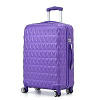 CMY Lightweight 4 Wheel ABS Hard Shell Travel Trolley Luggage Suitcase Set, Medium 24 Hold Check in Luggage (Black)