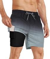 APTRO Mens Swimming Shorts Swimming Trunks Men Compression Liner Swim Shorts 7" Board Shorts 01