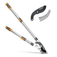 AIRAJ Bypass Loppers,Light Duty Tree Loppers,SK-5 Sharp Carbon Steel Blade,Branch Lopper for handling Smaller Woody Vines