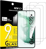 NEW'C 3 Pack Designed for Samsung Galaxy S24 Plus / S24+ 5G Screen Protector Tempered Glass,Case Friendly Ultra Resistant
