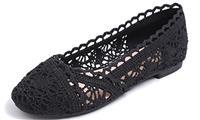Feversole Women's Macaroon Shiny Memory Foam Cushion Insock