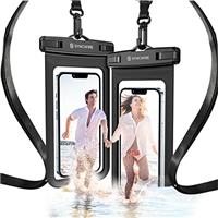 SYNCWIRE Pack of 2 Waterproof Smartphone Case IPX8 Touch Sen