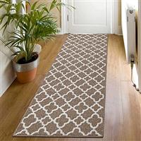 SHACOS Carpet Runner Rug for Hallway Grey Non Slip Washable Kitchen Area Rug Runner Entrance Floor Runner Rug Mat for Hallway Entryway Kitchen Corridor Laundry Room
