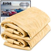 Airlab Natural Chamois Leathers for Car Drying Washing
