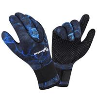 Summshall Water Resistant Diving Gloves 3mm Neoprene for Men Women Scuba Diving Gloves Thermal Non-Slip Gloves for Boating Surfing Water Sports Spear Fishing Snorkeling