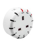 Uni-Com Simple Countdown Plug-in Timer, Energy Saving, Home Security, 12 Timer options & Daily Repeat Feature, Easy Programming for Automatically Operating Lamps, Lights & Home Appliances