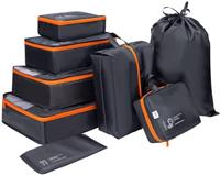 DIMJ Packing Cubes for Suitcase, Travel Luggage Set, Suitcase Organiser Bags for Clothes, Shoes, Cosmetics, Toiletrie