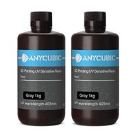 ANYCUBIC Standard 3D Printer Resin, LCD UV 405nm Rapid Photopolymer 3D Resin for 6K/8K/12K/14K LCD 3D Printers,1000g HD-Gray