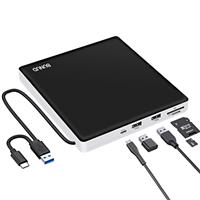 External CD DVD Drive USB 3.0 & Type-C CD/DVD Burner Writer Reader