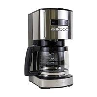 Koolatron Kenmore Filter Coffee Machines 12-Cup Drip Coffee Makers with 1.8L Glass Pot for Ground Coffee Programmable Timer Digital Display Auto Shut Off Reusable Filter Warming Plate