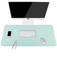 MOLMO Non-Slip Desk Mat, Waterproof Desk Pad Table Protector, Easy Clean Laptop Mat Large Mouse Pad Leather Writing Mat with Suede for Office/Home/Decor
