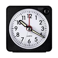 Vicloon Mini Size Alarm Clock - Silent, No Ticking, Battery Powered Bedside Clock With Snooze and Night Light for Bedroom, Office, Kitchen (Battery Not Included)