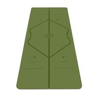 Liforme Travel Yoga mat Patented Alignment System, Warrior-like Grip, Non-slip, Eco-friendly and Biodegradable, Ultra-lightweight, Sweat resistant, Long, Wide and Thick