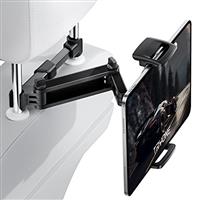 TRYONE Car Headrest Tablet Holder Mount Stretchable Backseat Tablets Stand for Kids, Car Seat Mounts Compatible with iPad Pro 12.9 Air Mini, iPhone, Galaxy Tab, Switch, All 4.7-12.9" Screen Devices