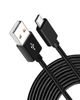 3M Long Micro USB Charger Cable, Android USB Charger Cable Nylon Braided, USB to Micro USB Cable Compatible With Samsung S7/ S6/ S5, ps4 controller charger USB cable, Kindle Fire, Sony