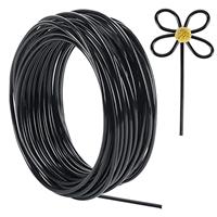 tenn well 9 Gauge 3mm Aluminum Craft Wire, 50 Feet Thick Aluminum Crafting Wire for Sculpting, Bike Modelling Skeleton Floral Making, Jewelry Making, Wire Weaving and Wrapping