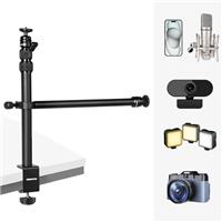 CAMBOFOTO Overhead Camera Desk Mount, Tabletop Stand, 18.5-3