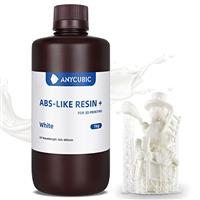 ANYCUBIC ABS-Like Resin Pro 2, 3D Printer Resin with Enhanced Strength and Toughness, High Precision and Minimal Shrinkage 3D Resin, Widely Compatible with All Resin 3D Printers(White,1kg)