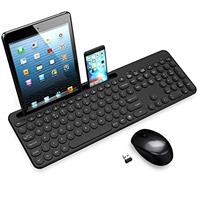 LeadsaiL Wireless Keyboard and Mouse Set with Phone and Tabl