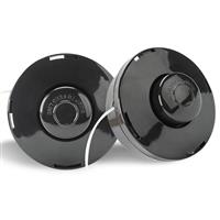 TURMIN Strimmer Heads Universal, Dual 2 Line Bump Feed Spool Head M10 X 1.25 LHF Petrol Strimmer Spool Replacement Head