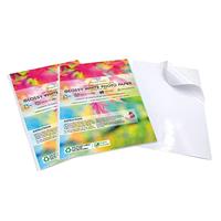 Evergreen Goods A4 White Glossy Sticker Photo Paper for Personalised Stickers Labels, Ideal for Crafters and Small Business Owners, Splashproof, Laser & Inkjet Printer Compatible