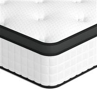 wowttrelax Memory Foam Sprung Mattress 10Inch, Medium Firm, Mattress in a box