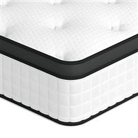 wowttrelax Memory Foam Sprung Mattress 10Inch, Medium Firm, Mattress in a box