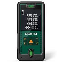 Laser Measure Device,OGETO Laser Distance Meter IP54 Portable Digital Measure Tool Range Finder with Bubble Levels and Large LCD Backlit
