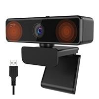Nuroum V11 2K Webcam for PC, with Noise-Cancelling Microphone & Privacy Cover, 90 Wide Angle 1080P/60fps, USB Plug&Play Computer Web Camera for Laptop/Desktop, Video Calling/Conferencing, Zoom/Skype