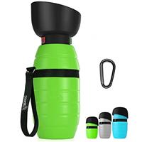 Pecute Dog Water Bottle 650ml, Portable Puppy Drinking Bottles Leak Proof Pet Travel Bottle, Lightweight Water Dispenser Bowl for Outdoor Walks Trips Hikes Travels