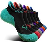 BULLIANT Womens Socks Trainer 6 Pairs, Ladies Running Sports Athletic Socks Outdoor Hiking Climbing,Anti-blister Breathable Moisture Wicking,Heel Tab Full Cushion