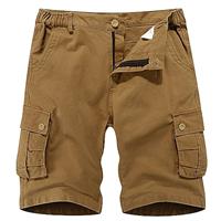 APTRO Mens Cargo Shorts Combat Shorts for Men UK Cotton Camo Shorts with Multi Pockets Workwear CG02