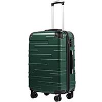 COOLIFE Hard Shell Suitcase with TSA Lock and 4 Spinner Wheels Lightweight Durable