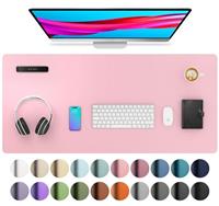 Leather Desk Pad Protector,Mouse Pad,Office Desk Mat,Non-Slip PU Leather Desk Blotter,Laptop Desk Pad,Waterproof Desk Writing Pad for Office and Home