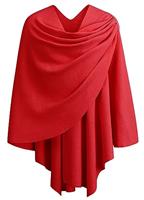 PULI Womens Cross Front Shawl Wraps Elegant ponchos Finely Draped Knitted Cape Cardigan For Evening dress Wedding Shawls