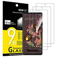NEW'C 3 Pack Designed for Google Pixel 9 Pro XL Screen Protector Tempered Glass,Case Friendly Ultra Resistant