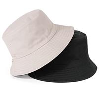 TAGVO Bucket Hat Unisex Big Reversible Cotton Fisherman Sun Cap Double Sided Hat for Holidays Fishing Hiking 58-64cm