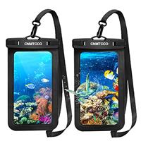 CNMTCCO Waterproof Phone Pouch, 2 Pack IPX8 Universal Swimming Underwater Waterproof Phone Case with Lanyard for iPhone 16 15 14 13 Pro Max Xs Max XR XS X Samsung S21 S22 S23, Up to 7 Inch