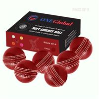 ONEGlobal Incrediball Soft Practice Cricket Ball | Outdoor & Indoor Rubber Cricket Ball With Core & Stitched Seam | For Practice, Honing Skills & Family Fun
