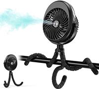 Winique Misting Stroller Fan,2600mAh Battery Powered Flexibl