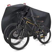 Faireach Bike Cover Waterproof Outdoor, 210D Premium Fabric Bicycle Cover, Anti Dust Rain Snow UV, Bike Rain Cover for Mountain, Road & Heavy Duty Bikes with Lock Holes & Storage Bag