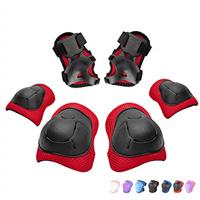 RUNDONG Kids/Youth Knee Pads Elbow Pads Wrist Guards 3 in 1 Protective Gear Set for Child Roller Skates, Cycling, Inline Skating, Scooter Skateboard, BMX Bike, Riding, and Multiple Outdoor Sports