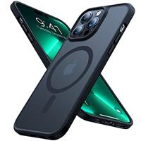 TORRAS Magnetic Guardian for Max Case[Shockproof Beyond 12FT Military][Compatible with MagSafe& Fast Charging], Slim Translucent Protective Phone Case