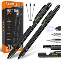 KEZKALS Gifts for Men, 2pack-9 in 1 Multi Tool Pen Set, Father's Day Gifts, Presents for Men, Gadgets for Mens Gifts for Dad, Father's Day Gifts from Daughter/Son, Gifts for Men Who Have Everything