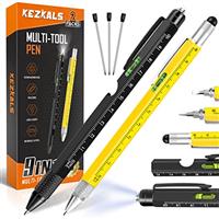 KEZKALS Gifts for Men, 2pack-9 in 1 Multi Tool Pen Set, Father's Day Gifts, Presents for Men, Gadgets for Mens Gifts for Dad, Father's Day Gifts from Daughter/Son, Gifts for Men Who Have Everything