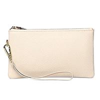 SENDEFN Genuine Leather RFID Blocking Wristlet & Clutch, Zip Pocket Including Coins Compartment; Brand: SENDEFN
